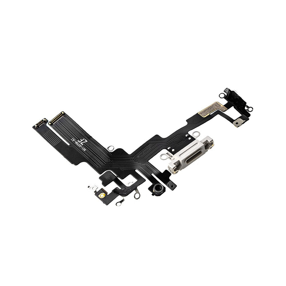 Red Charging Port for iPhone 14-White Red Charging Port for iPhone 14-White